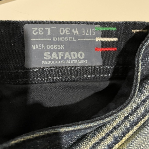 Diesel Safado 0665K - 30x32 - Made In Italy - Picture 4 of 4